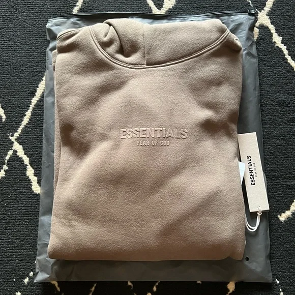 ESSENTIALS Fear of God Wood Relaxed Hoodie